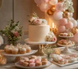 Idee per tavolo dolci di compleanno bello e scenografico