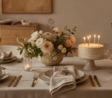 Tavolo compleanno minimalista: idee raffinate e semplici