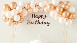 decorazioni con palloncini per compleanni moderni ed eleganti