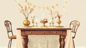 tema vintage per compleanno