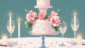 come decorare il tavolo della torta per un compleanno speciale